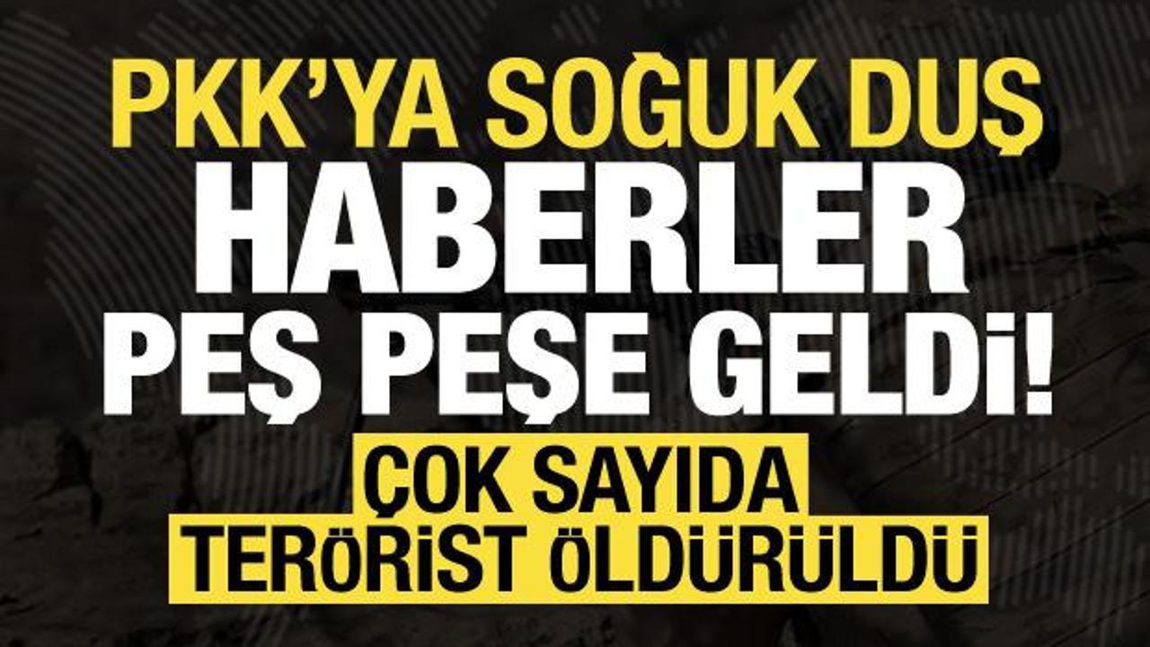 Son dakika: PKK'ya iki bölgede peş peşe darbeler! Çok sayıda terörist öldürüldü