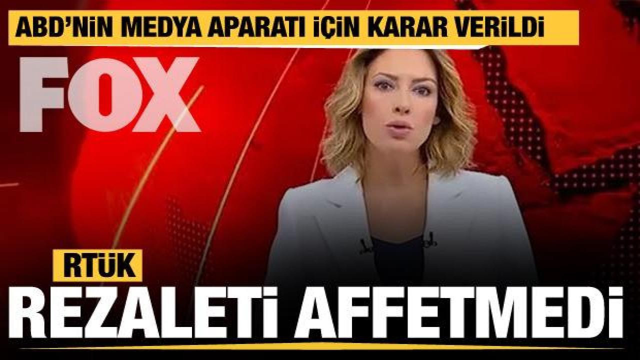 Son dakika... RTÜK'ten parti propagandası yapan Fox TV'ye ceza