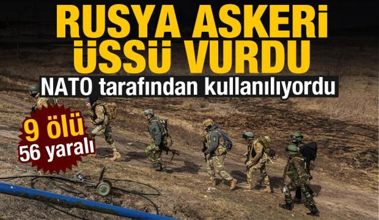 Son dakika: Rusya, Polonya sınırındaki askeri üssü vurdu: 9 ölü