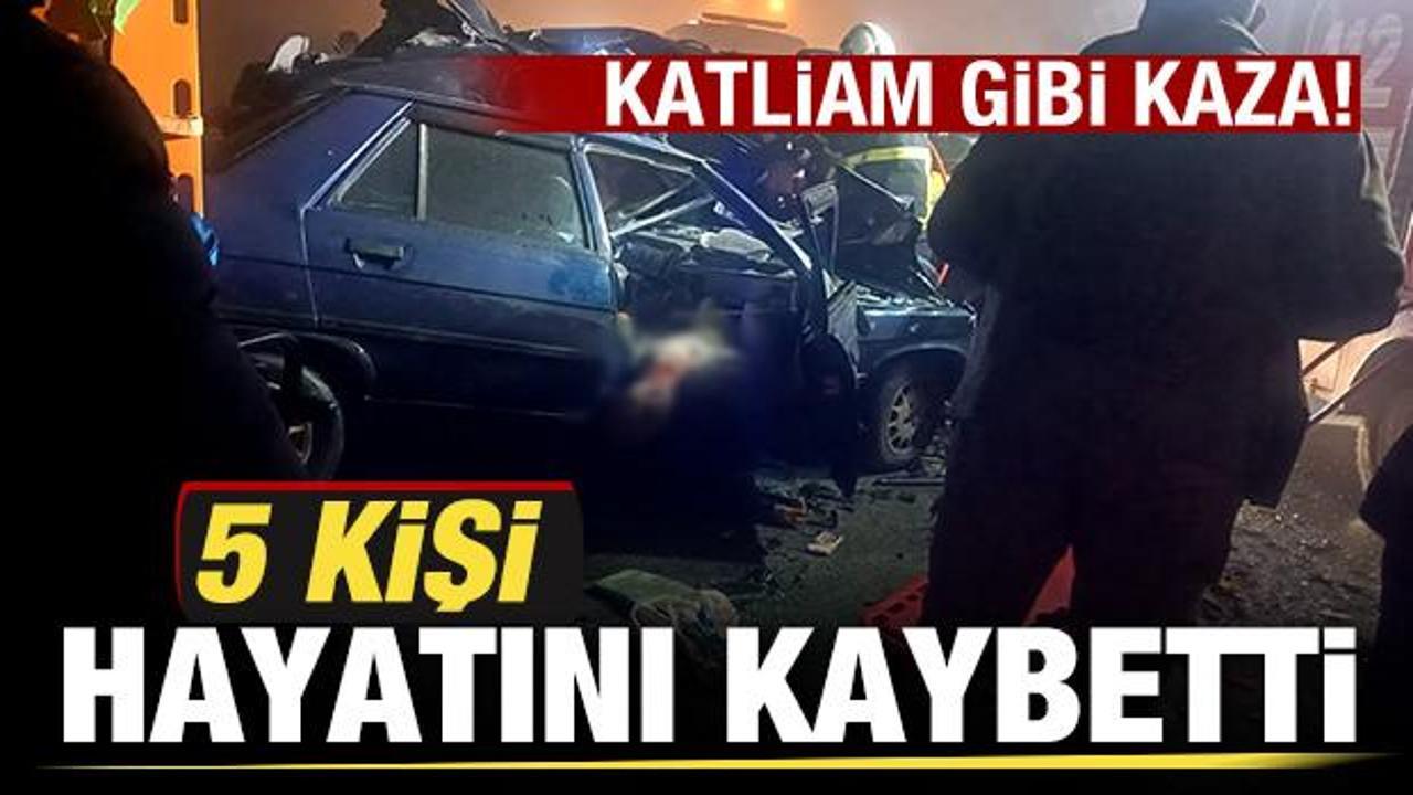 Son dakika: Samsun'da katliam gibi kaza: 5 kişi hayatını kaybetti