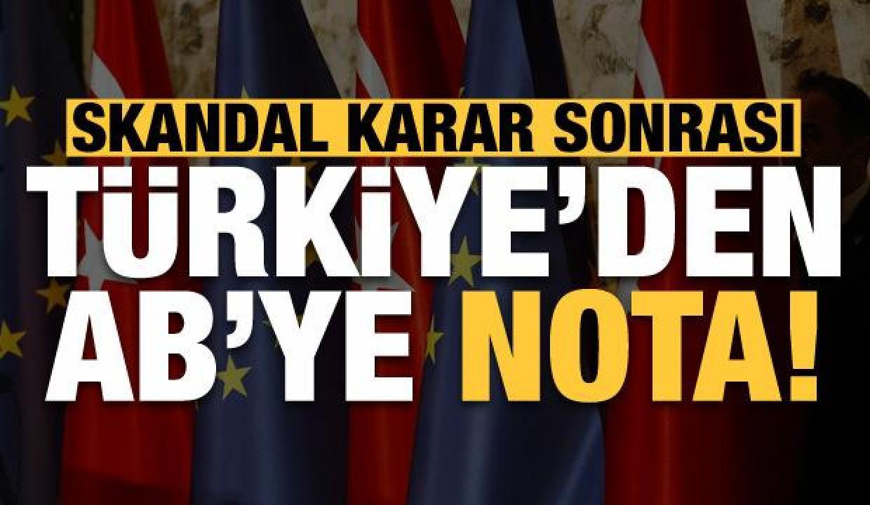 Son dakika: Skandal maaş kararı sonrası Dışişleri'nden AB'ye nota!