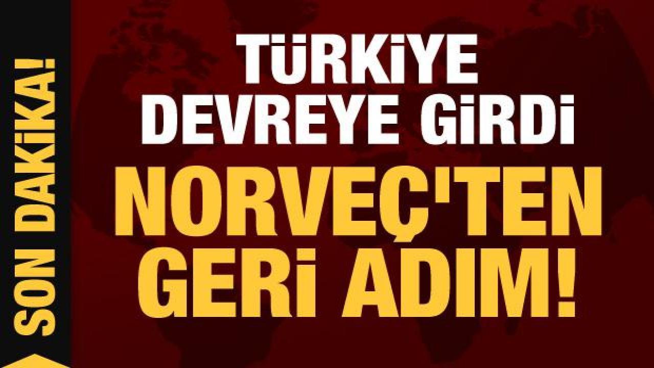 Son Dakika... Türkiye devreye girdi: Norveç'ten geri adım!
