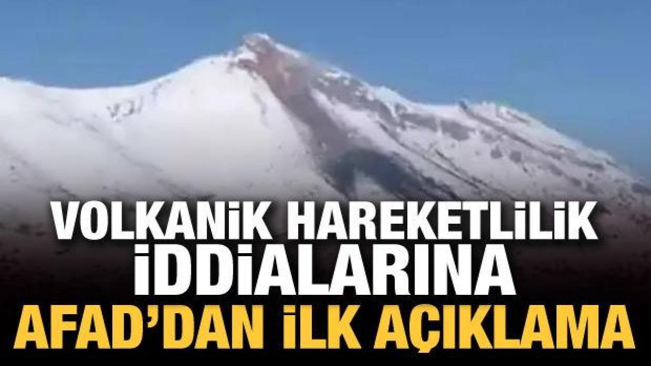 Son Dakika: Volkanik hareketlilik iddiasına AFAD'dan ilk açıklama!