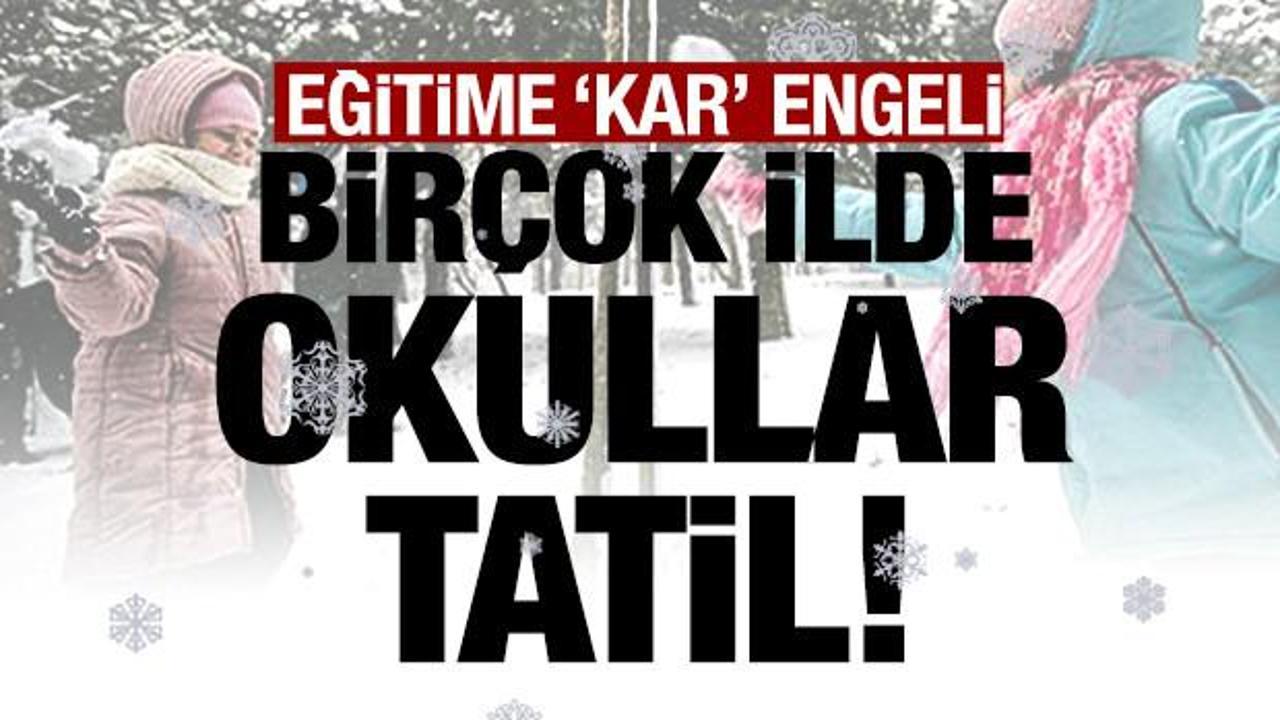 Son dakika... Yarın okul var mı? Açıklama geldi: Eğitime 'kar' engeli!