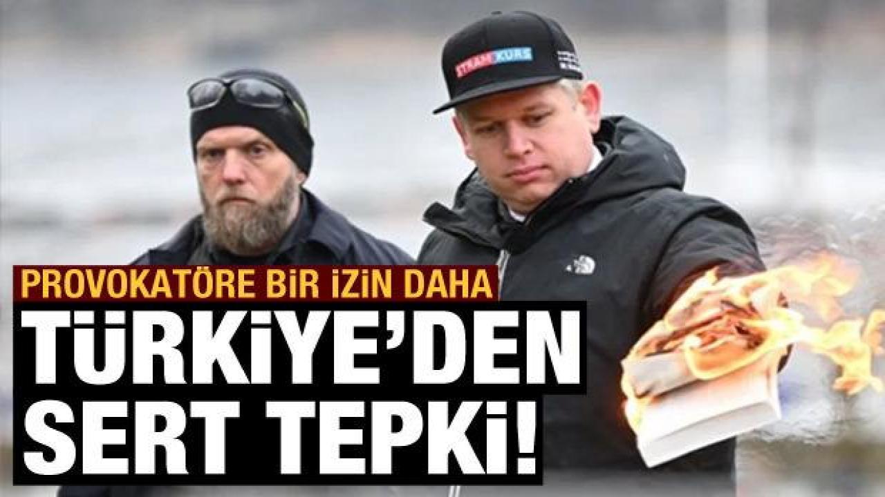 Son dakika: Yeni provokasyon öncesi Türkiye'den Danimarka'ya kınama!