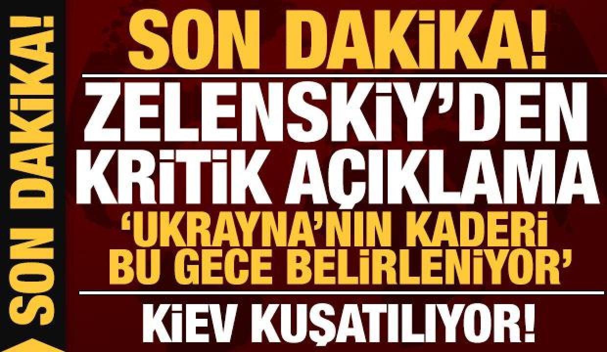 Son dakika: Zelenskiy'den kritik açıklama: Saldıracaklar
