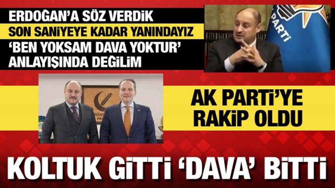 ‘Son saniyeye kadar Erdoğan’ın yanındayız’ dedi, aday gösterilmeyince YRP’ye gitti
