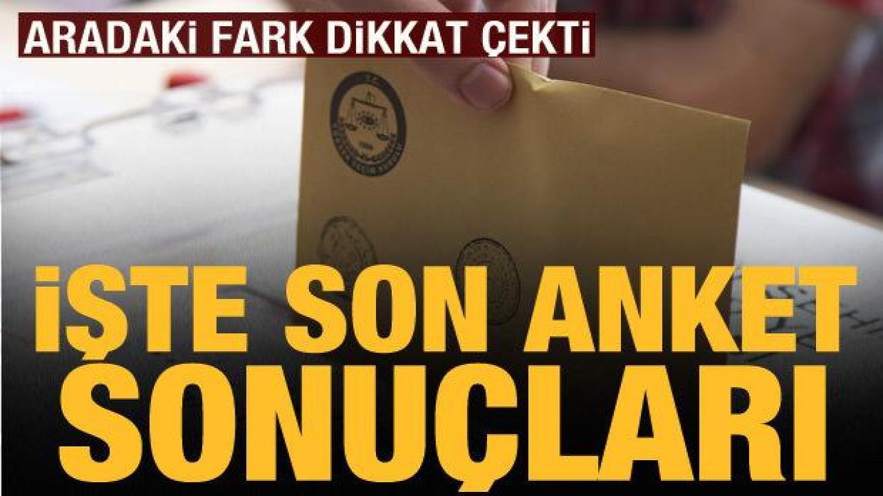 Son seçim anketi açıklandı: İki aday arasında 6 puan fark!