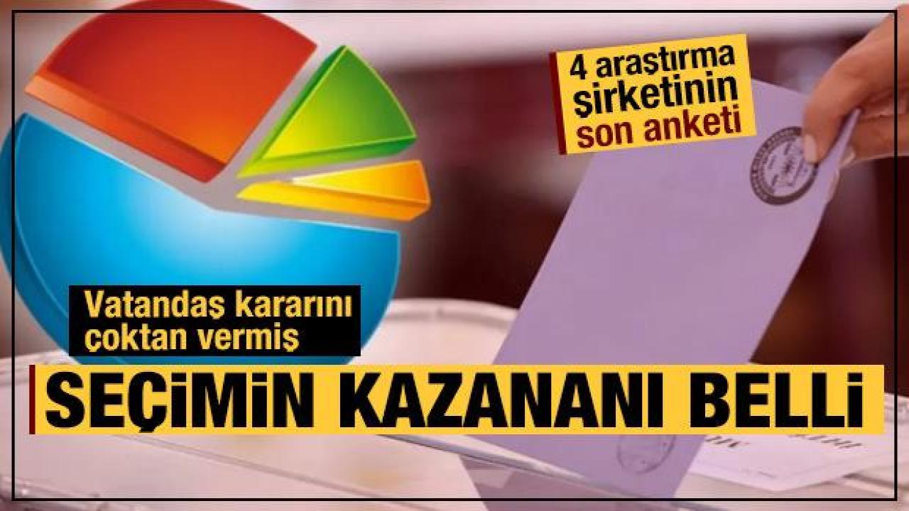 Son seçim anketleri peş peşe paylaşıldı: AREDA, GENAR, EDAR, Optimar'dan bomba sonuçlar!