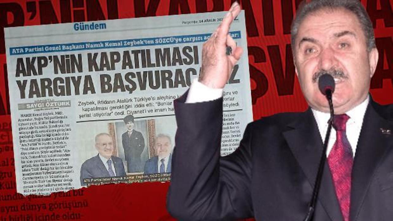 Sözcü’de hadsiz sözler: AK Parti ve Diyanet'i kapatacağız!