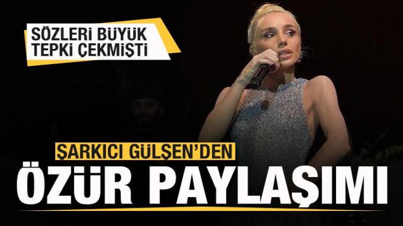 Sözleri büyük tepki çekmişti! Gülşen'den ilk açıklama!