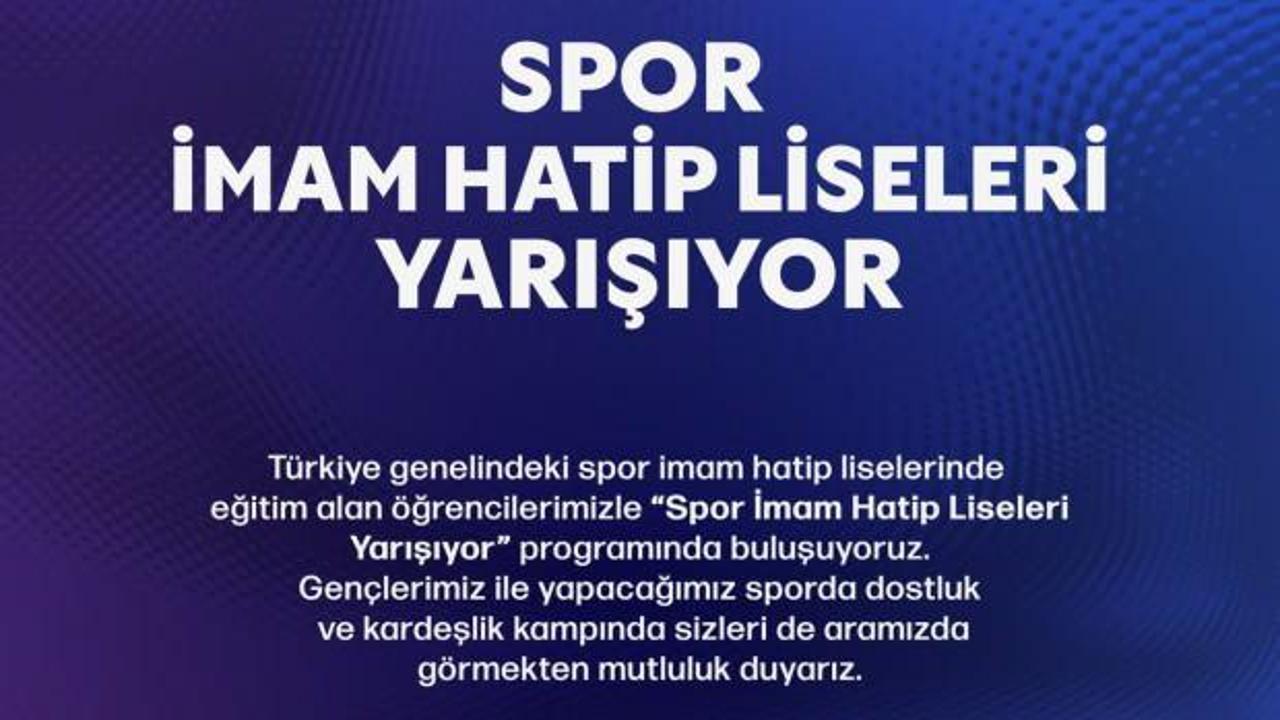 Spor imam hatip liseleri yarışacak