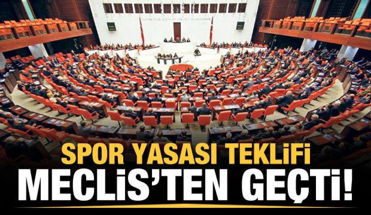 Spor Yasası, Gençlik ve Spor Komisyonunda kabul edildi