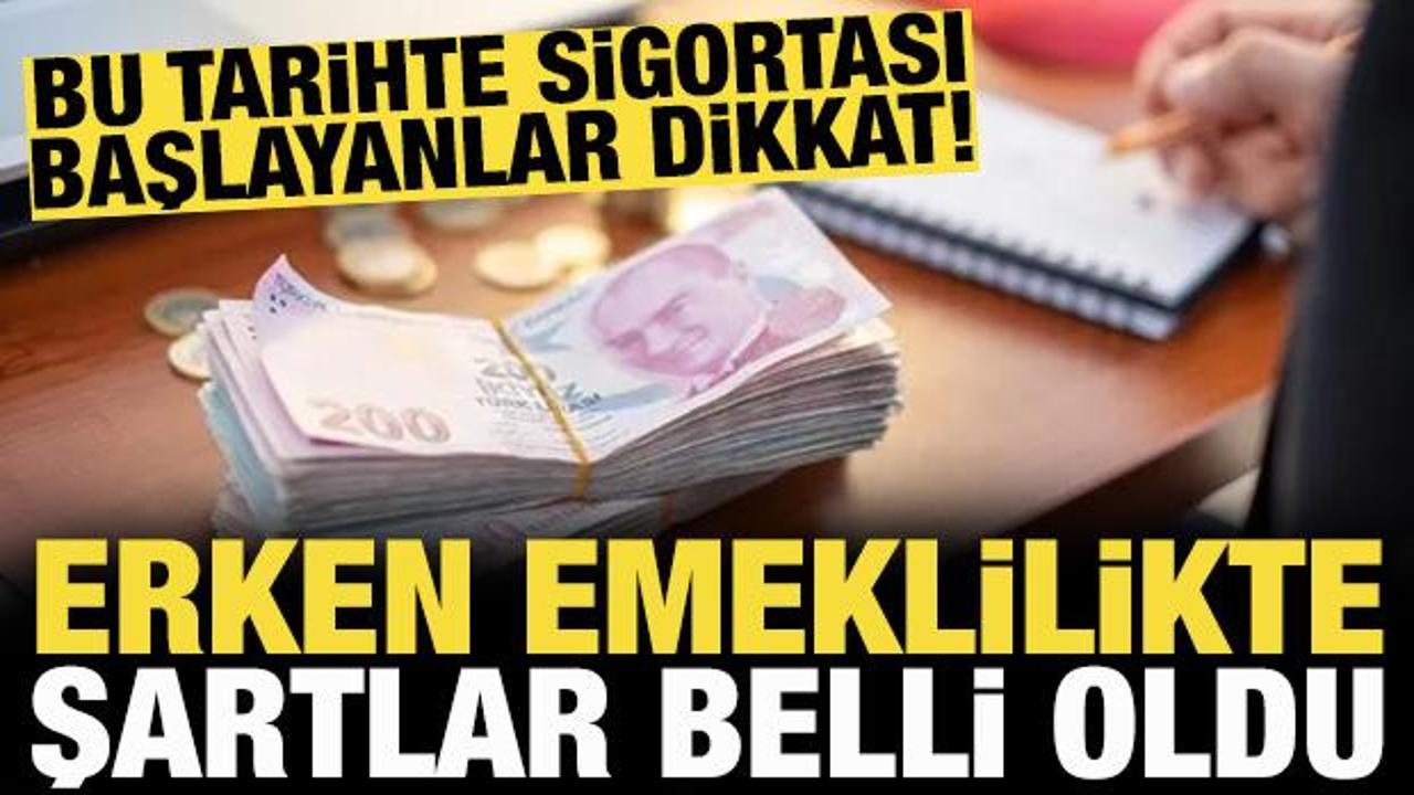 SSK Başlangıcı 1993, 2003, 2013 olanlar dikkat! SGK'dan erken emeklilik fırsatı