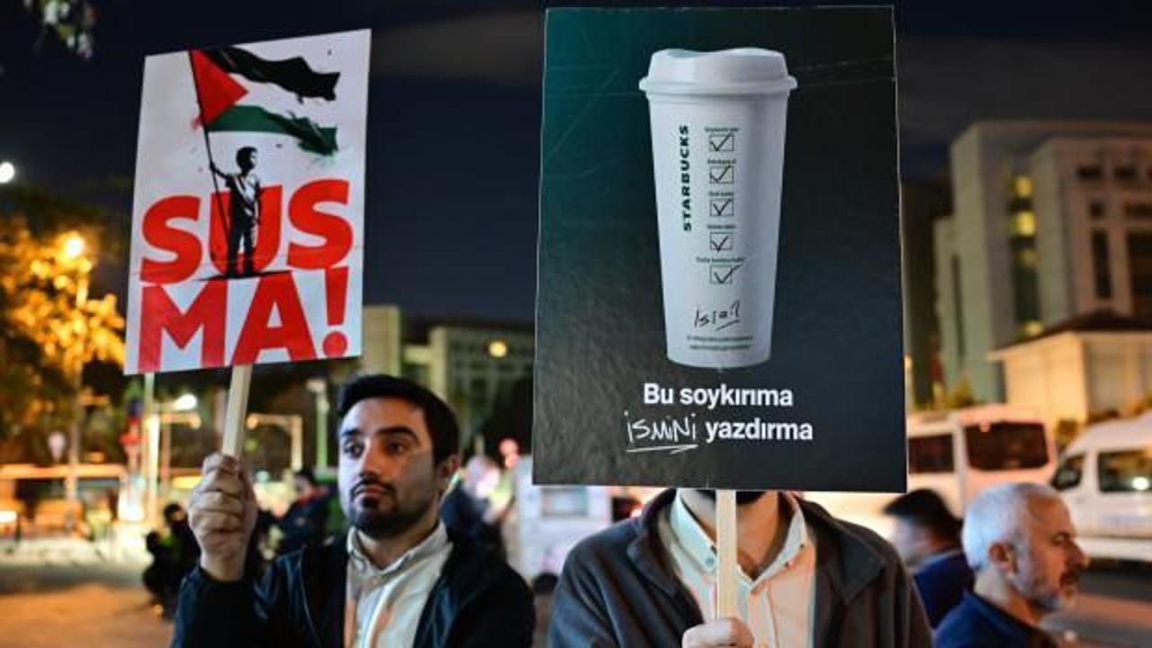 Starbucks önündeki protestolar artıyor: Haksızlığa karşı susan dilsiz şeytandır