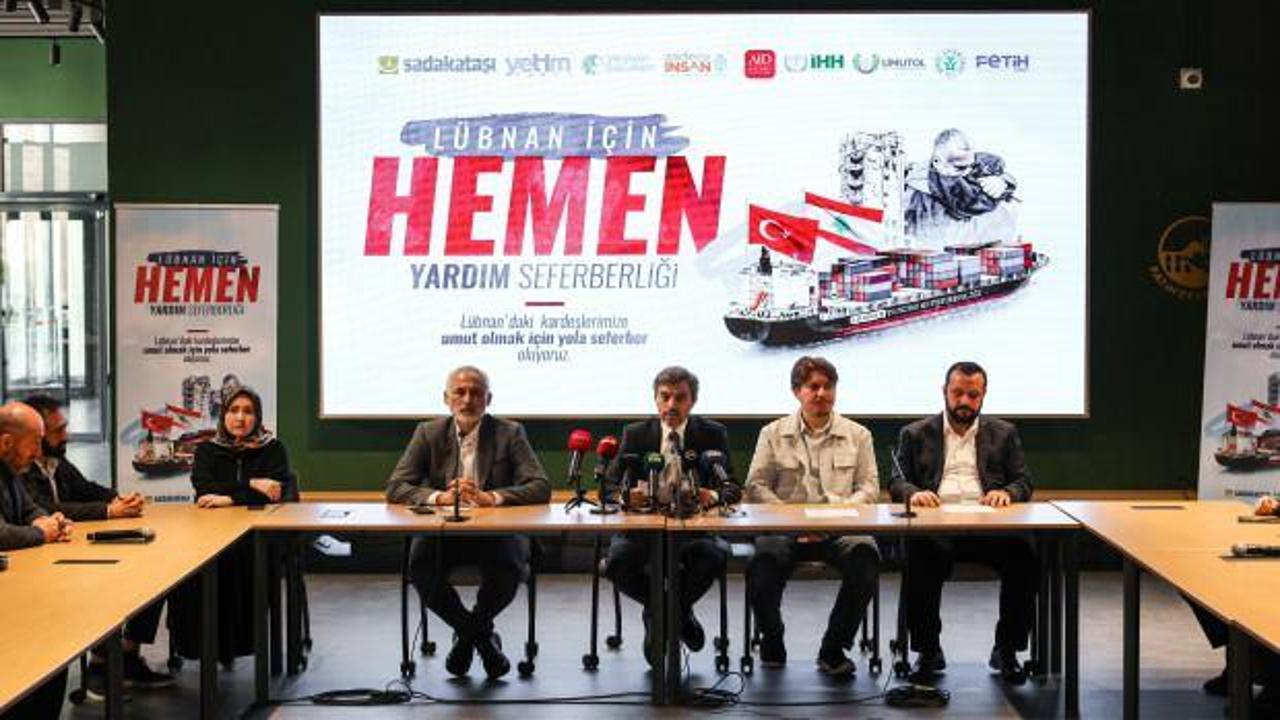 STK'lardan Lübnan için 'Hemen Şimdi Yardım' seferberliği