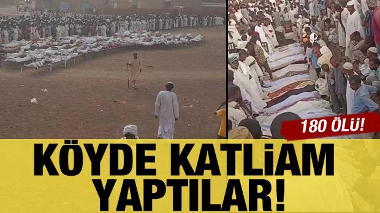 Sudan’da katliam: 180 ölü