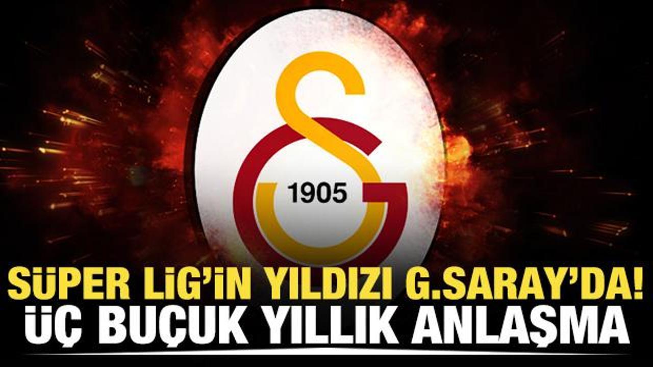 Süper Lig'in yıldızı Galatasaray'da! 3 buçuk yıllık anlaşma