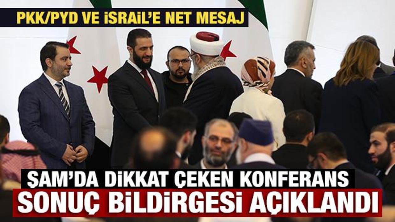 Suriye Ulusal Diyalog Konferansı'nda sonuç bildirgesi açıklandı