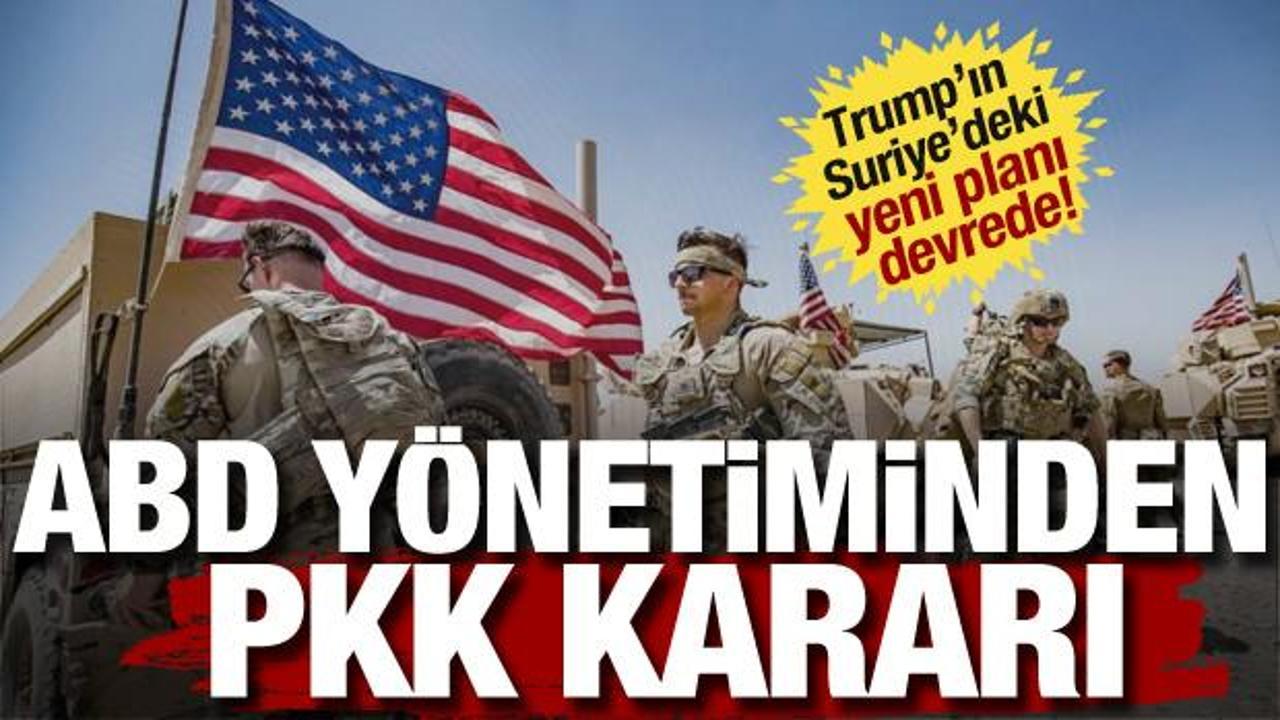 Suriye'de yeni plan devrede: ABD PKK'ya verdiği silahları toplamaya başladı!