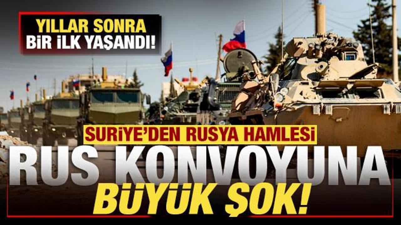 Suriye'den son dakika Rusya kararı! Yıllar sonra bir ilk: Rus konvoyuna izin verilmedi