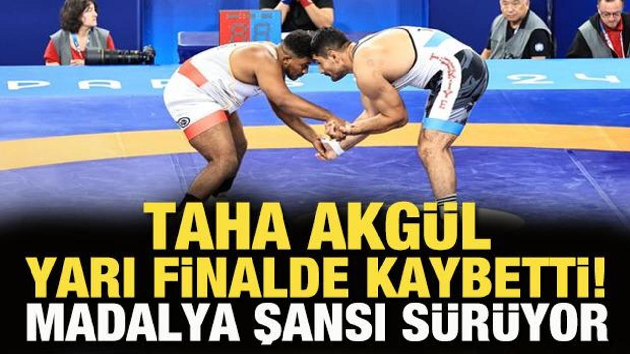 Taha Akgül yarı finalde kaybetti! Madalya şansı sürüyor