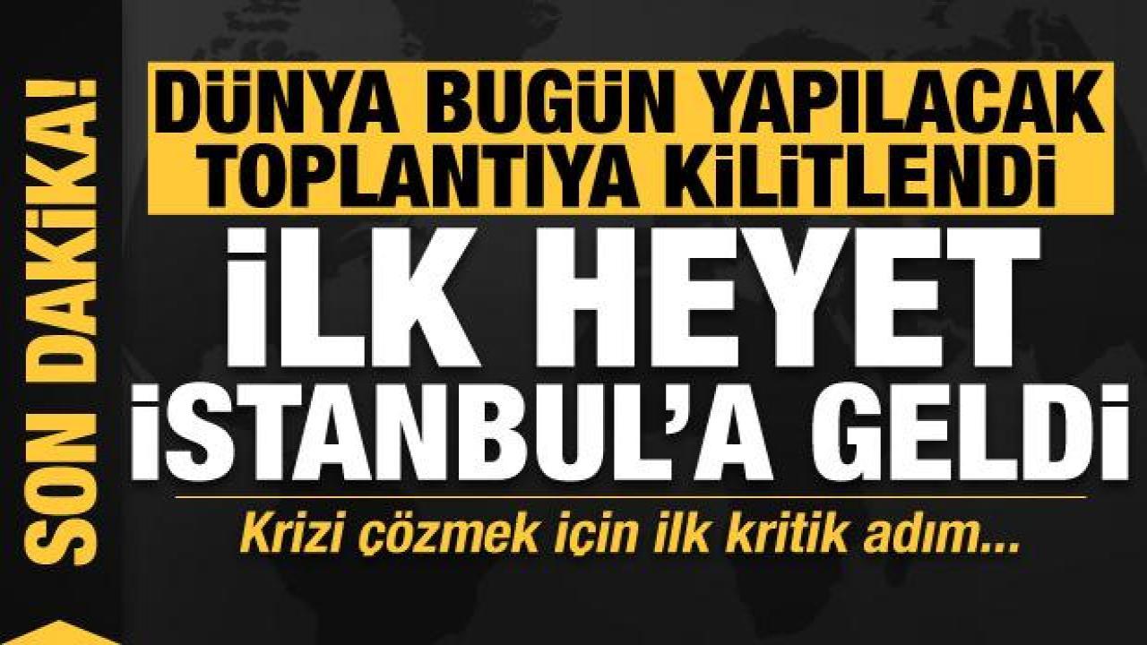 Tahıl koridoru için İstanbul'da kritik toplantı!