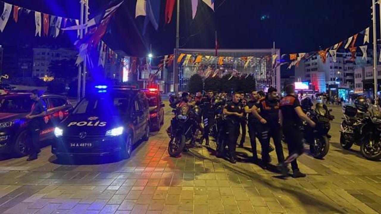 Taksim’de Kurban Bayramı öncesi asayiş denetimi