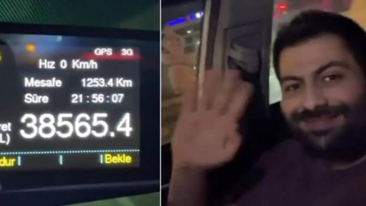 Taksimetre 22 saat açık kaldı, şehir şehir dolaştı! Rekor taksi ücreti