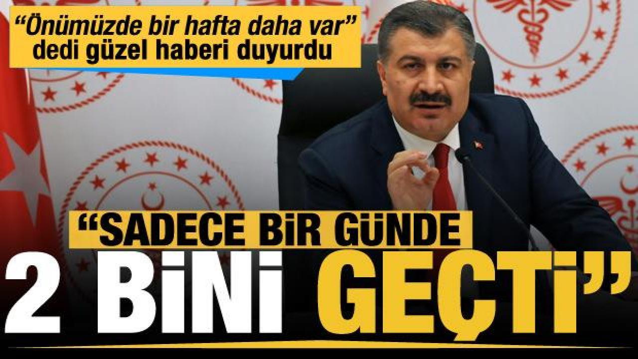 Talep alımı dün akşam başlamıştı! Bakan Koca: Sadece bir günde 2 bini geçti