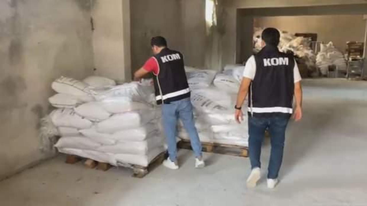 Tam 50 ton! Mersin'de ele geçirildi