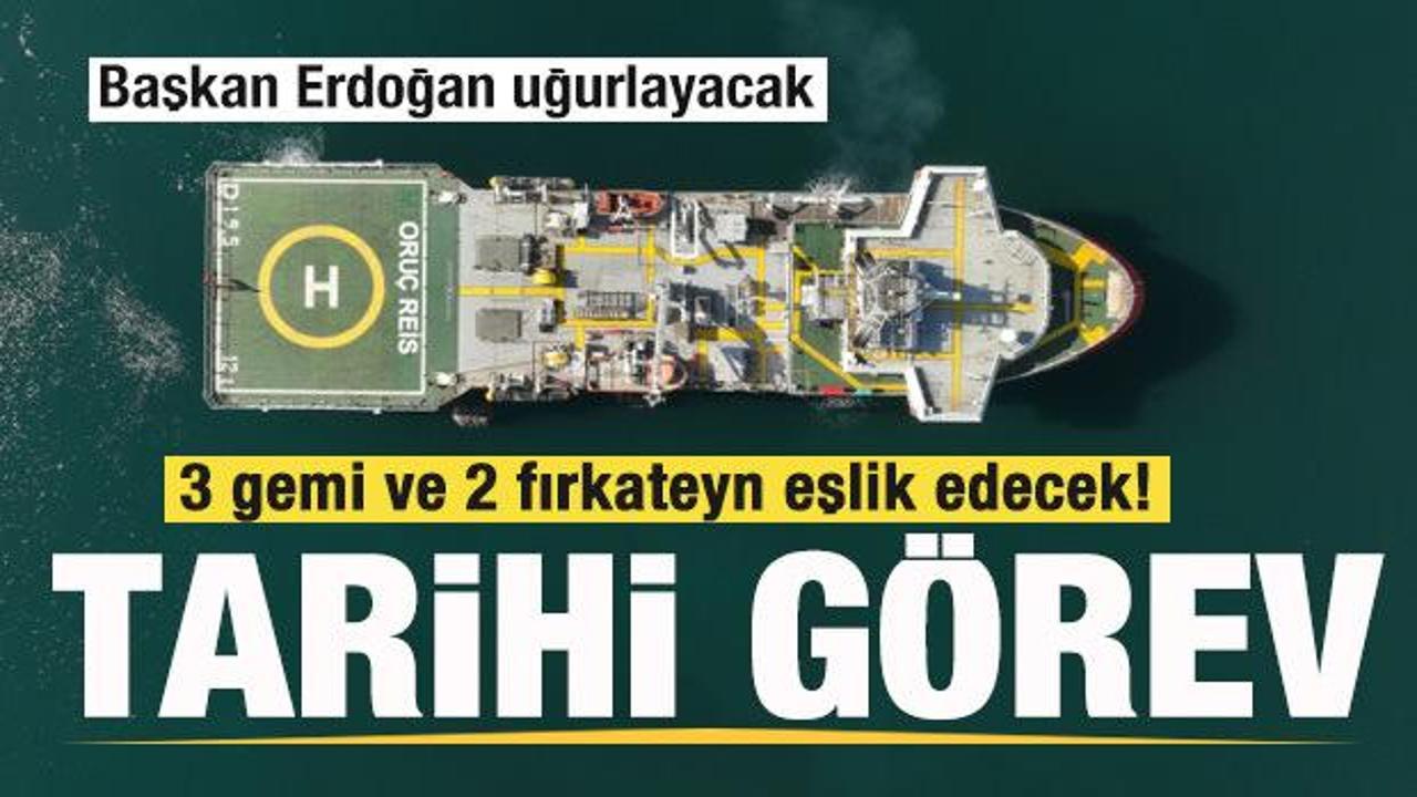 Tarihi yolculuk! Başkan Erdoğan uğurlayacak, 3 gemi ve 2 fırkateyn eşlik edecek!