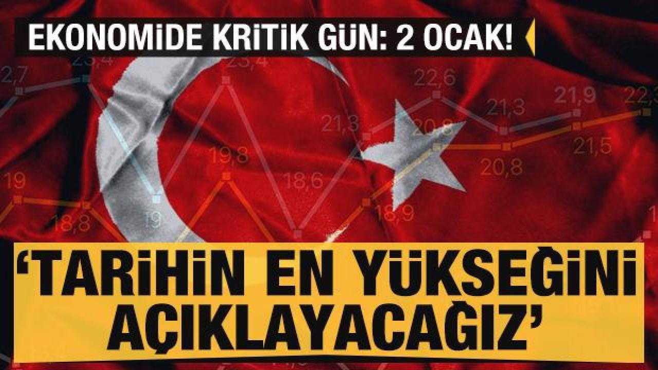 'Tarihin en yüksek rakamını açıklayacağız' Türkiye ekonomisi için heyecanlandıran açıklama