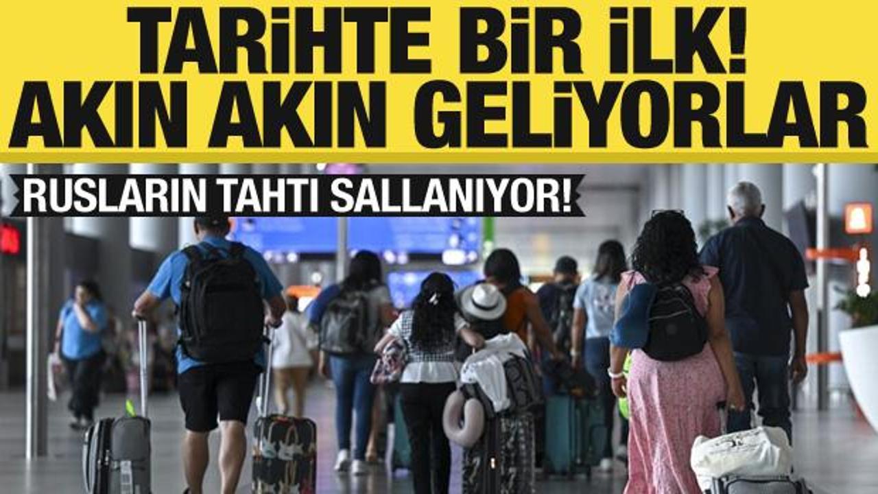 Tarihte bir ilk, akın akın geliyorlar! Rus turistlerin tahtı sallanıyor
