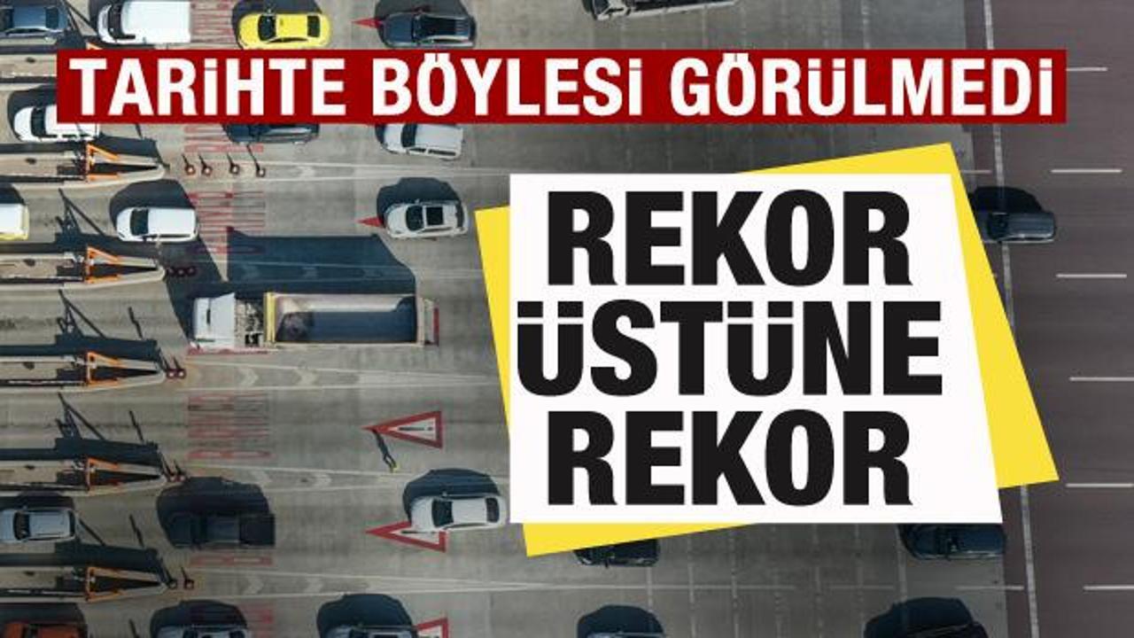 Tarihte böylesi görülmedi! Rekor üstüne rekor!