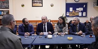 Tarık Balyalı Erzurum Aşkale Koşapınar Yardımlaşma Derneğini ziyaret etti