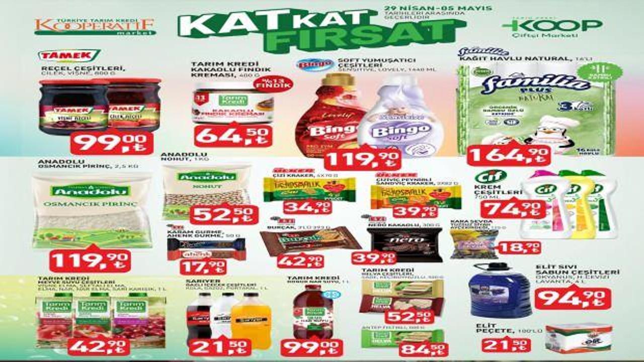 Tarım Kredi Kooperatif Market 29 Nisan - 5 Mayıs indirimli ürünler kataloğu!