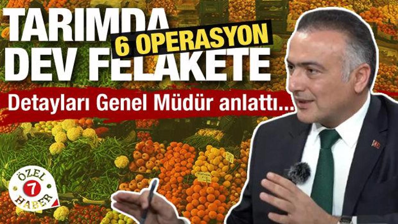 Tarımda dev felakete karşı 6 operasyon! Detayları Genel Müdür anlattı...
