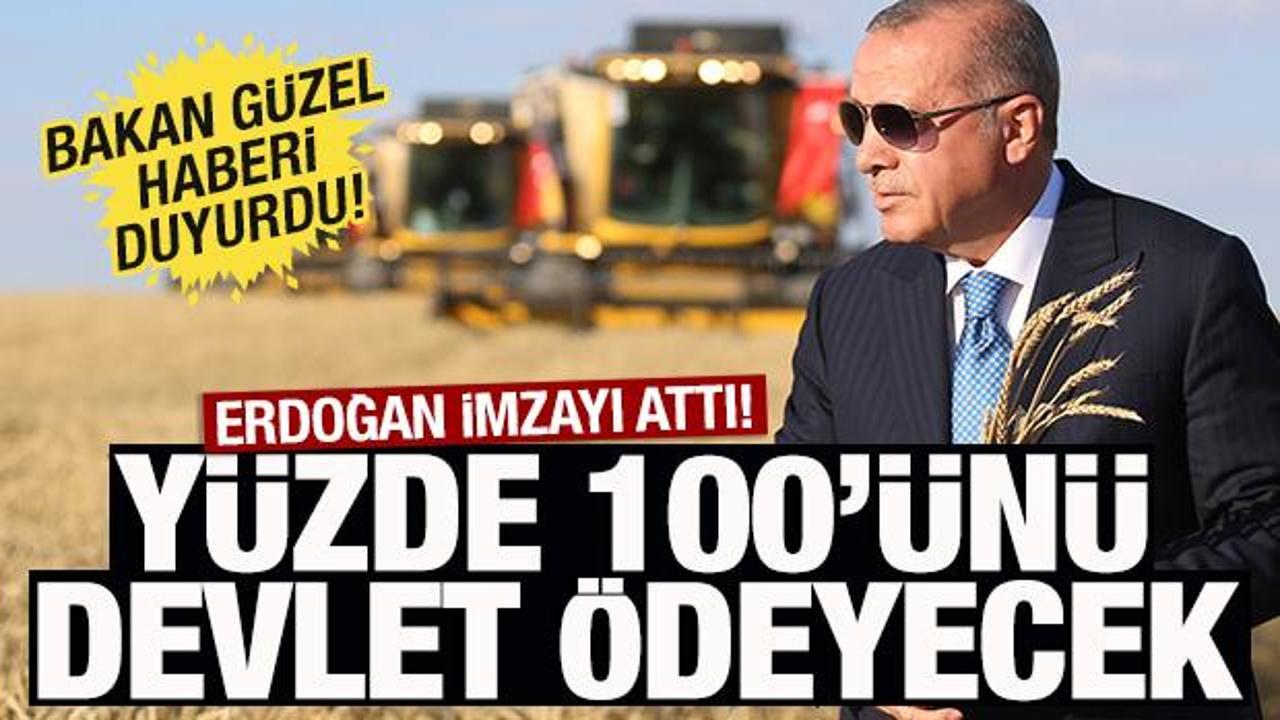Tarımda yeni dönem başlıyor! Yüzde 100'ünü devlet ödeyecek