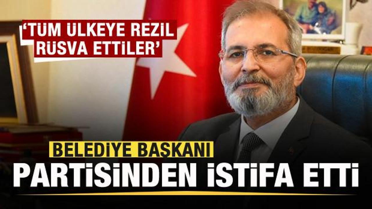 Tarsus Belediye Başkanı CHP'den istifa etti! Sert çıkış: Partiyi Türkiye'ye rezil ettiler