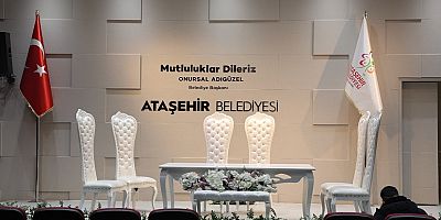 Ataşehir Belediyesi'nin Yeni Nikâh Salonu Hizmete Açıldı