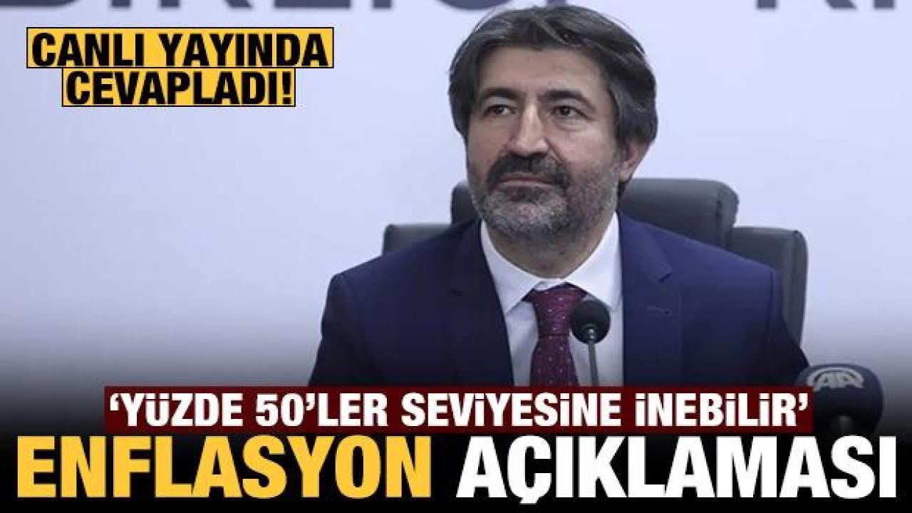 TBB Başkanı Alpaslan Çakar: Enflasyon yıl sonunda yüzde 50'ler seviyesine inebilir