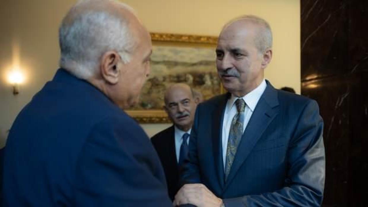 TBMM Başkanı Kurtulmuş, Cezayir Dışişleri Bakanı Attaf'ı kabul etti