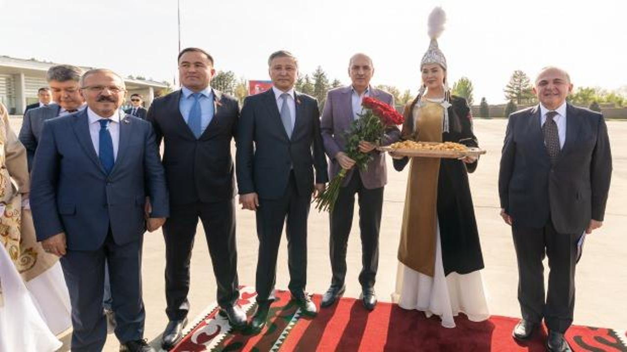 TBMM Başkanı Kurtulmuş Kırgızistan'da