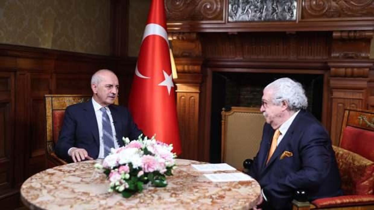 TBMM Başkanı Kurtulmuş Rus Haber Ajansı Tass'ın sorularını yanıtladı