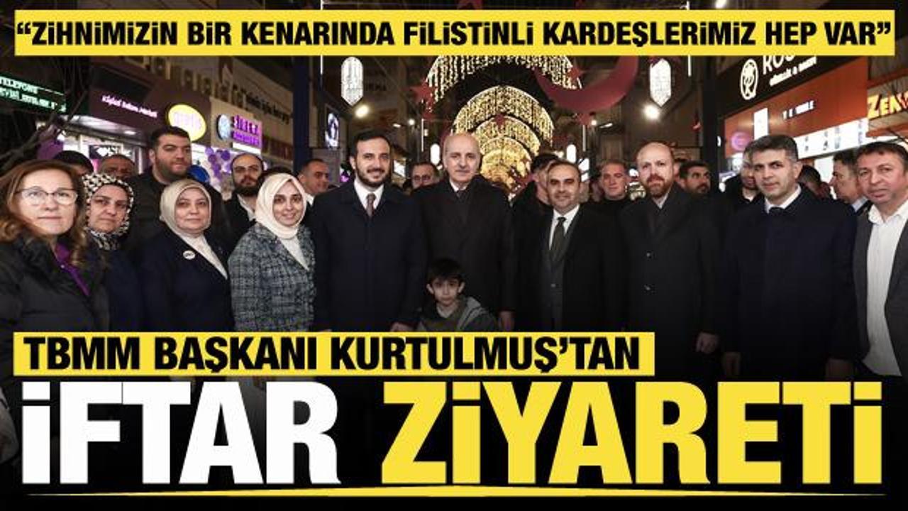TBMM Başkanı Kurtulmuş'dan Bağcılar Ramazan Etkinlik Alanı'nına ziyaret