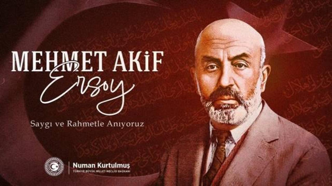 TBMM Başkanı Kurtulmuş'tan Mehmet Akif Ersoy paylaşımı