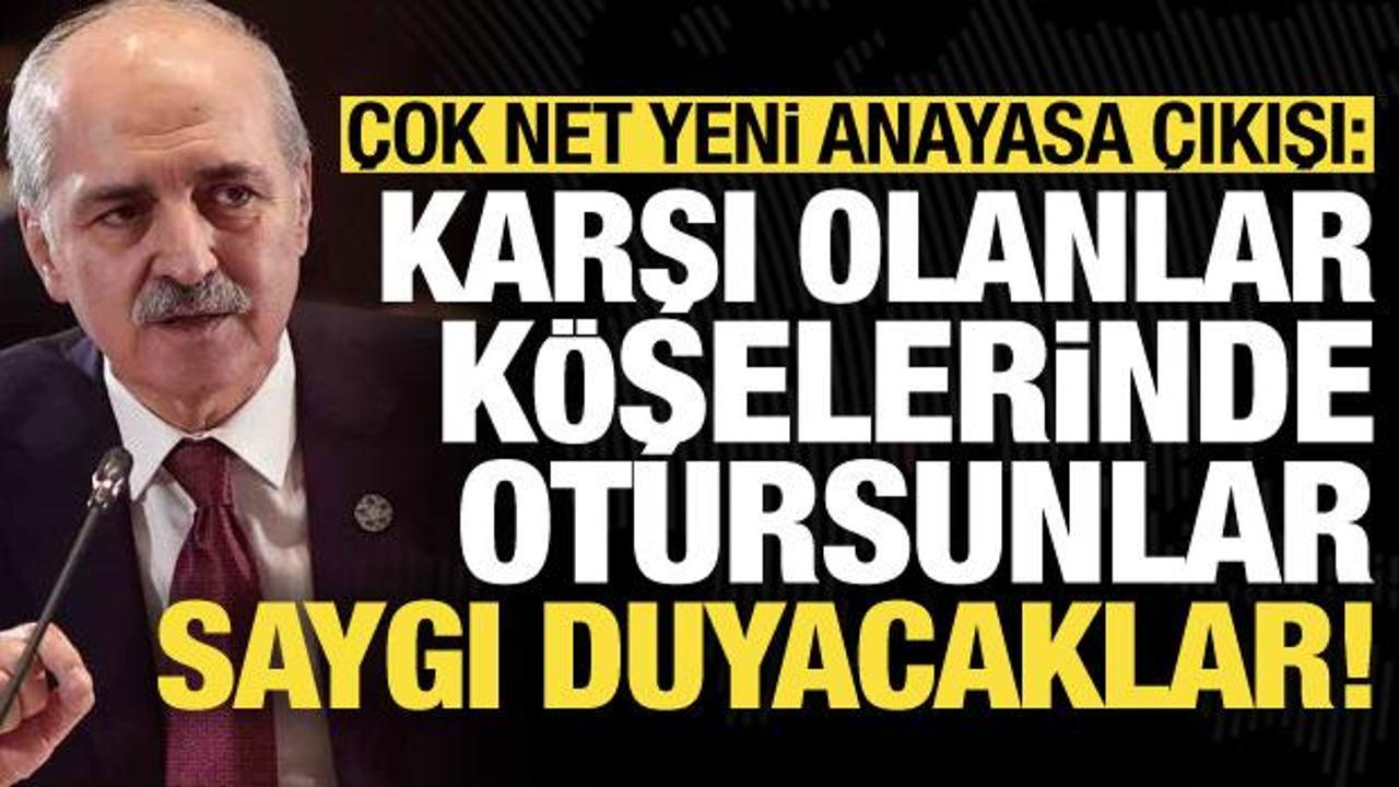 TBMM Başkanı Kurtulmuş'tan net 'yeni anayasa' açıklaması!