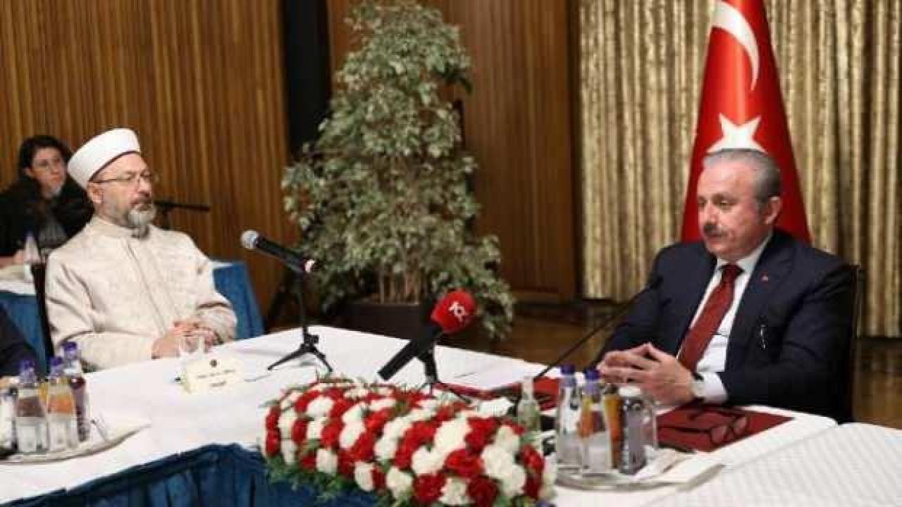 TBMM Başkanı Şentop, ABD'den gelen Müslüman kanaat önderlerini kabul etti