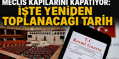 TBMM’DE YASAMA ÇALIŞMALARINA ARA: MECLİS EKİM’DE TOPLANACAK